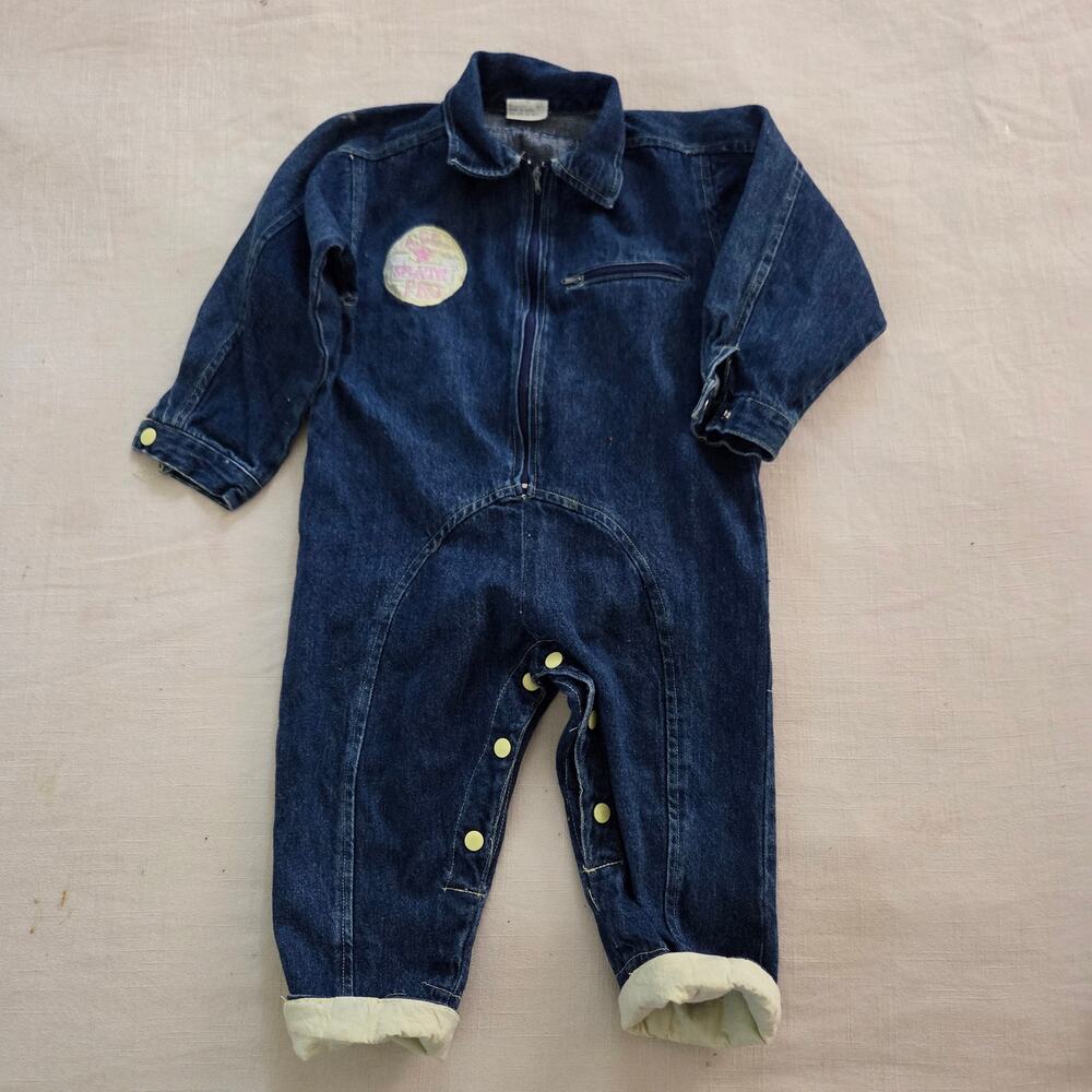 Vintage "Skate Pro" Denim Bodysuit 24 months